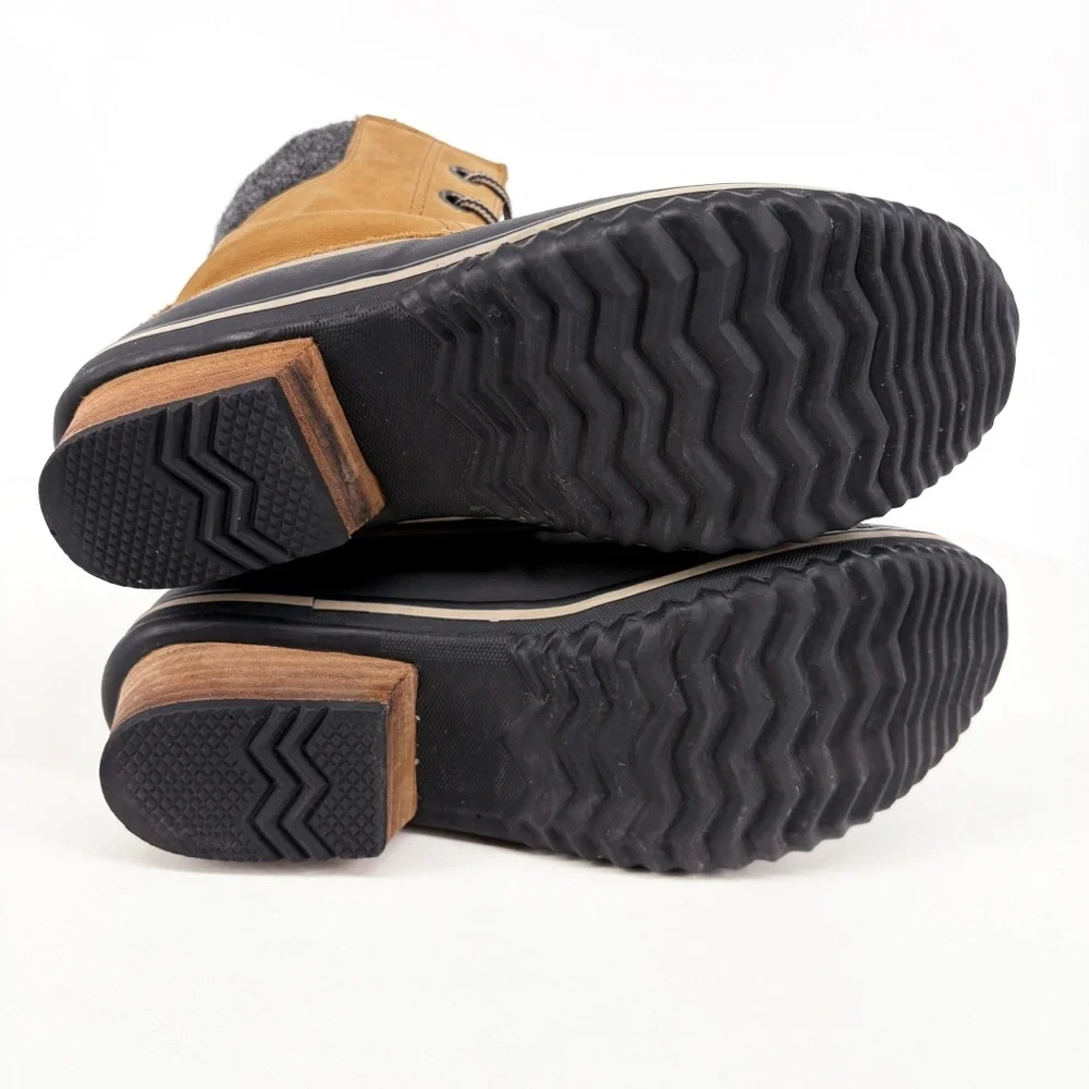 SOREL Slimpack II Lace Waterproof Boots in Elk Black 7.5 - Picture 12 of 16